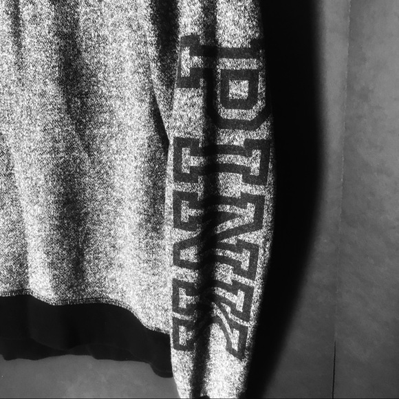 Victoria’s Secret Black & Gray Cowl Neck Pull Over - Picture 2 of 4